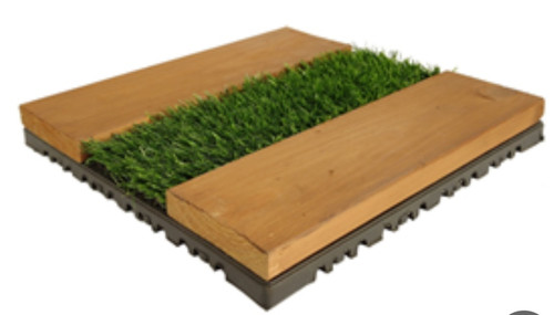 تایل ترموود و چمن